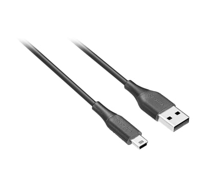 Câble Insignia USB-A vers Mini USB 6 Pi (1.8 M) - Noir Câble Insignia USB-A vers Mini USB 6 Pi (1.8 M) - Noir