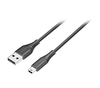 Câble Insignia USB-A vers Mini USB 6 Pi (1.8 M) - Noir Câble Insignia USB-A vers Mini USB 6 Pi (1.8 M) - Noir