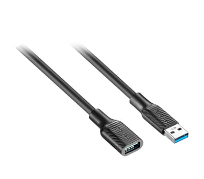 Câble Rallonge Insignia USB-A Mâle vers Femelle 6 Pi (1.8 M) - Noir