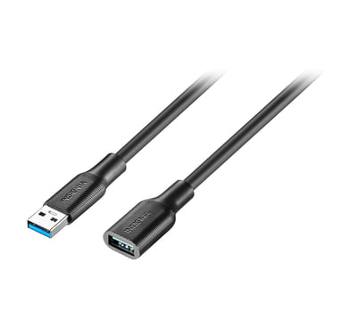 Câble Rallonge Insignia USB-A Mâle vers Femelle 6 Pi (1.8 M) - Noir