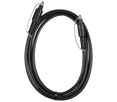 Câble audio optique numérique Insignia 6 Pi (1.8 M) Noir - Boîte ouverte Câble audio optique numérique Insignia 6 Pi (1.8 M) Noir - Boîte ouverte
