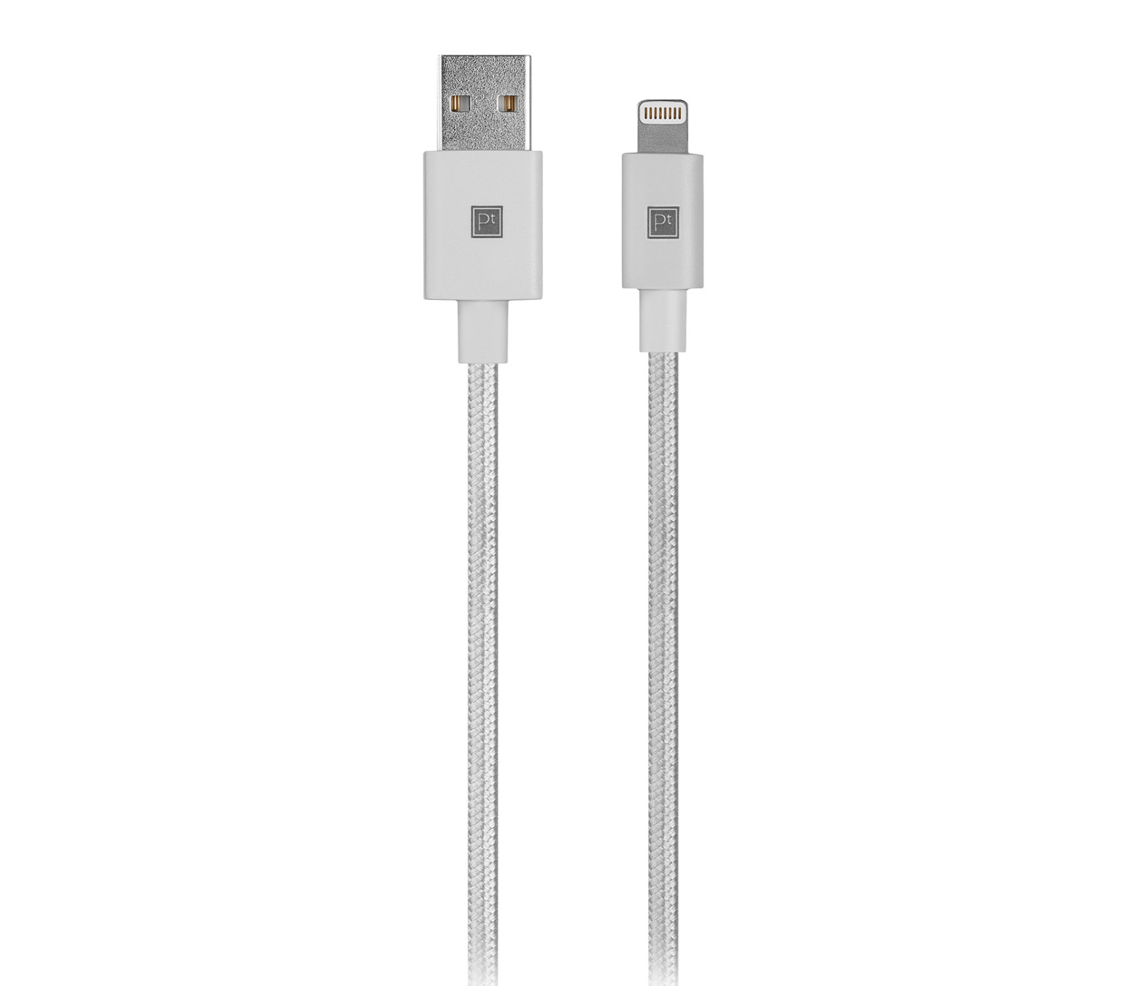 Câble tissé Platinum Lightning vers USB Series certifié MFi Apple 10 Pi (3 M)- Argenté