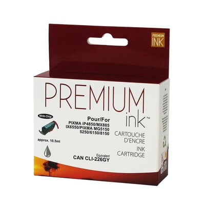 Cartouche Jet d'encre Canon CLI-226 Compatible Grey