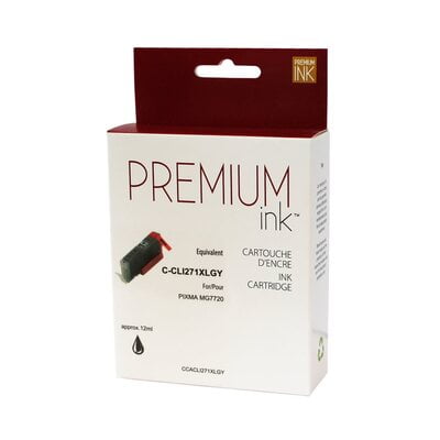 Cartouche Jet d'encre Canon CLI-271XL Compatible Grey Cartouche Jet d'encre Canon CLI-271XL Compatible Grey