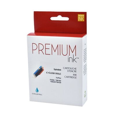 Cartouche Jet d’encre Canon CLI-281 XXL Compatible Cyan