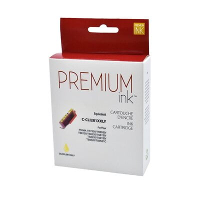 Cartouche Jet d’encre Canon CLI-281 XXL Yellow Compatible Cartouche Jet d’encre Canon CLI-281 XXL Yellow Compatible