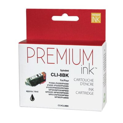 Cartouche Jet d’encre Canon CLI-8 Noire Compatible Cartouche Jet d’encre Canon CLI-8 Noire Compatible
