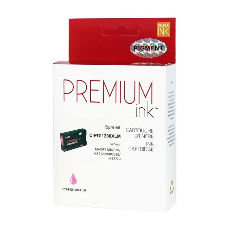 Cartouche Jet d'encre Canon PGI-1200 XL Compatible Magenta