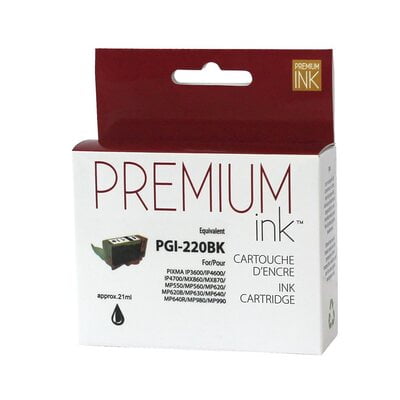 Cartouche Jet d’encre Canon PGI-220 Noire Compatible