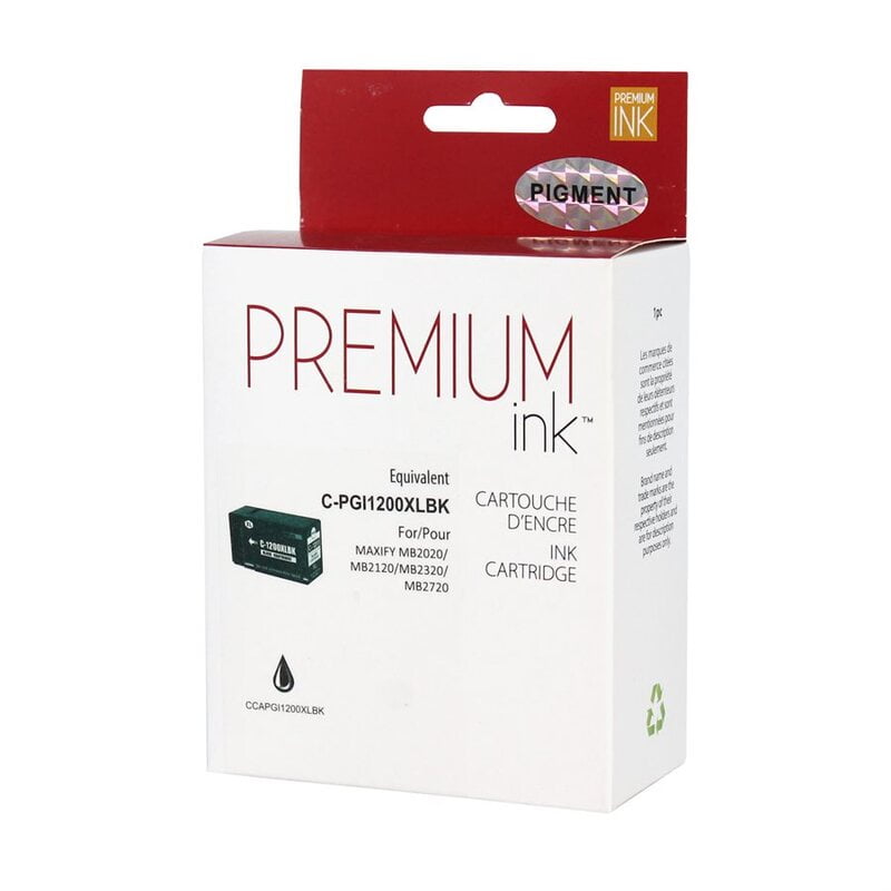 Cartouche Jet d'encre Canon PGI-1200 XL Compatible Black Cartouche Jet d'encre Canon PGI-1200 XL Compatible Black