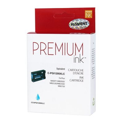Cartouche Jet d'encre Canon PGI-1200 XL Compatible Cyan Cartouche Jet d'encre Canon PGI-1200 XL Compatible Cyan
