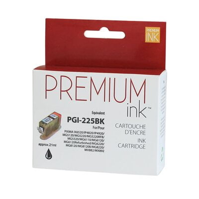 Cartouche Jet d'encre Canon PGI-225 Compatible Black