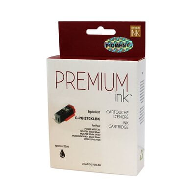 Cartouche Jet d’encre Canon PGI-270 XL Noire Compatible