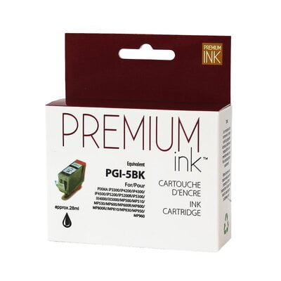 Cartouche Jet d’encre Canon PGI-5BK Compatible Black