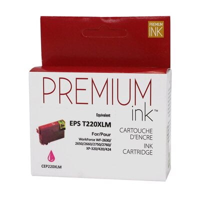 Cartouche Jet d'encre Epson T220XL320 Compatible Magenta Cartouche Jet d'encre Epson T220XL320 Compatible Magenta