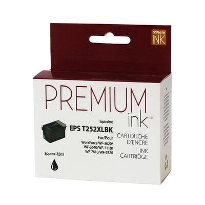 Cartouche Jet d'encre Epson T252XL120 Compatible Black Cartouche Jet d'encre Epson T252XL120 Compatible Black