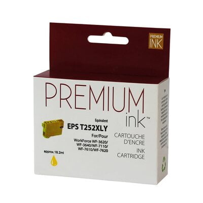 Cartouche Jet d'encre Epson T252XL420 Compatible Yellow Cartouche Jet d'encre Epson T252XL420 Compatible Yellow