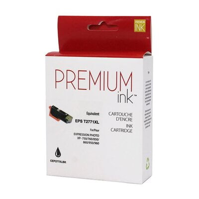 Cartouche Jet d'encre Epson T277 XL Black Compatible