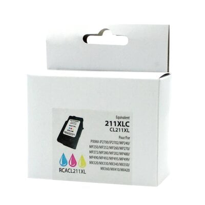 Cartouche Jet d'encre Canon CL-211XL Compatible Color