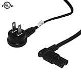 CABLE D'ALIMENTATION À ANGLE DROIT IEC C7 - 18AWG SPT-2 - 12PI
