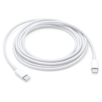 Cable Chargeur Type-C Mâle Vers Mâle Blanc