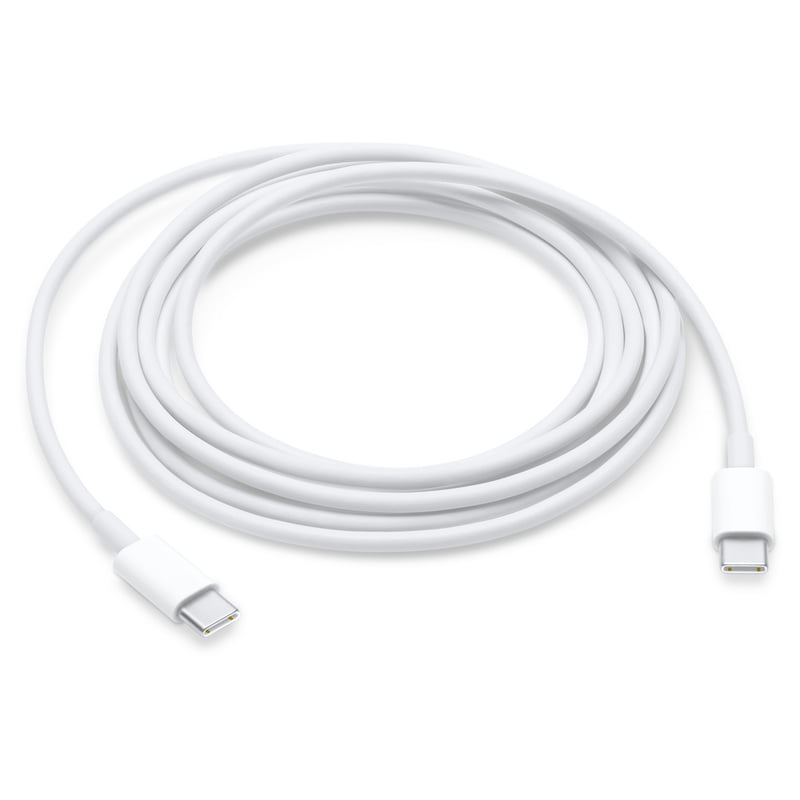 Cable Chargeur Type-C Mâle Vers Mâle Blanc