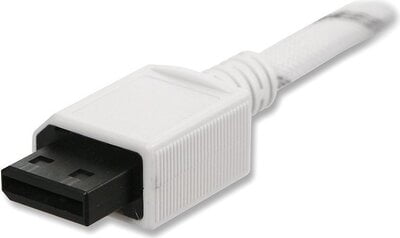 Cable Composant Audio vidéo ED Pour WII Et WII U – Blanc (Gaine Tressée) 1.8 M