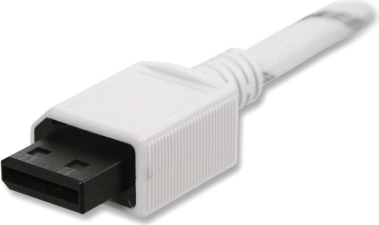 Cable Composant Audio vidéo ED Pour WII Et WII U – Blanc (Gaine Tressée) 1.8 M