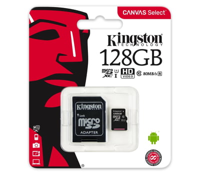 Carte Micro SD Kingston 128 Go