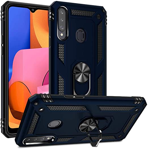 Case Samsung A20S Blue - Aimant