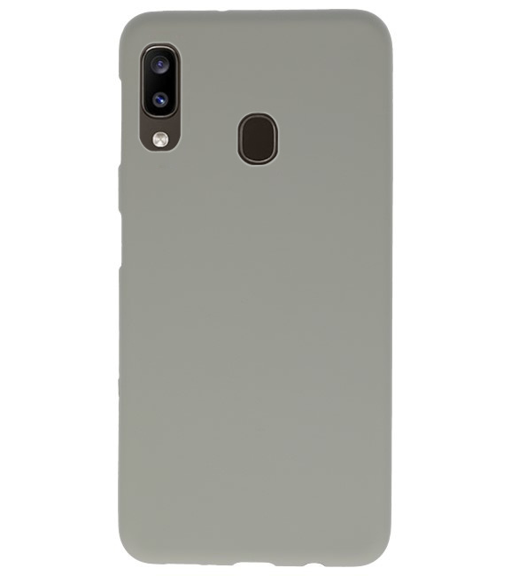 Case Samsung A20S Gris