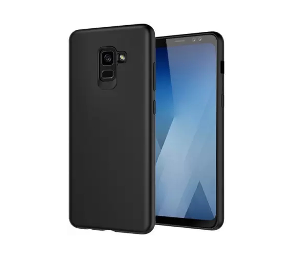 Case Samsung A8 (2018) Noir - Silicone