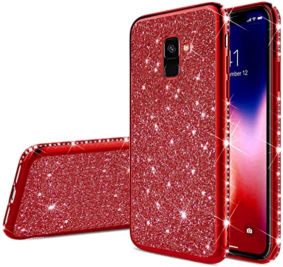 Case Samsung A8 (2018) Rouge - Brillant