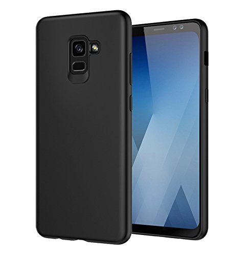 Case Samsung A8 Plus (2018) Noir - Siliconne
