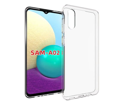 Case Samsung Galaxy A02 Transparent - Soft TPU
