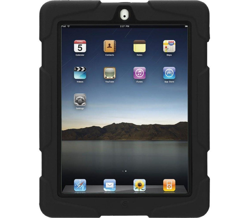 Case iPad 2/3/4 Griffin Noir Survivor - Boîte ouverte