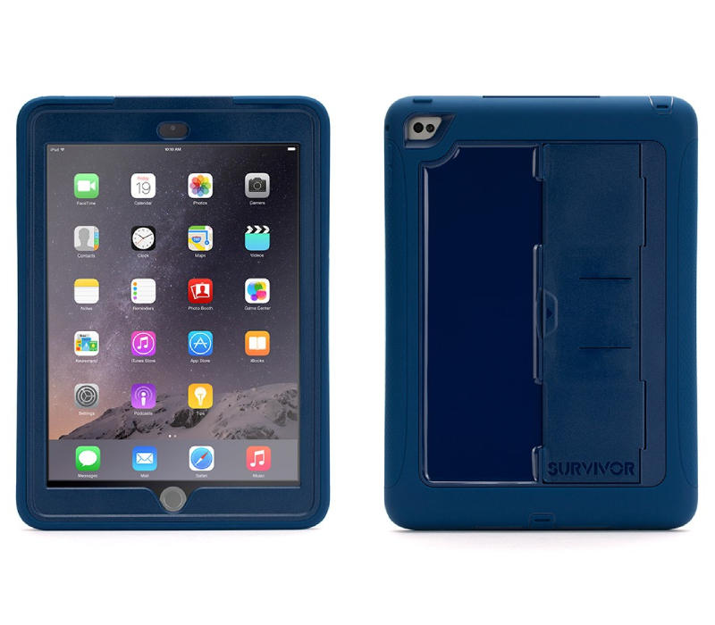 Case iPad Air Griffin Blue Survivor - Boîte ouverte