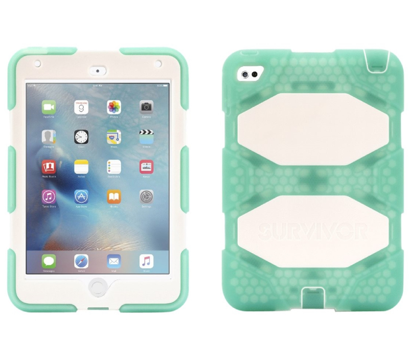 Case iPad Mini 4 Griffin Vert Survivor - Boîte ouverte