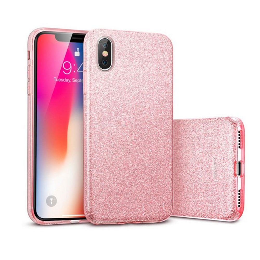 Case iPhone XS Max Rose - Diamant