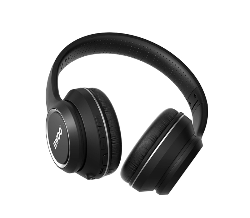 Casque stéréo sans fil Bwoo BW580 - Noir Casque stéréo sans fil Bwoo BW580 - Noir