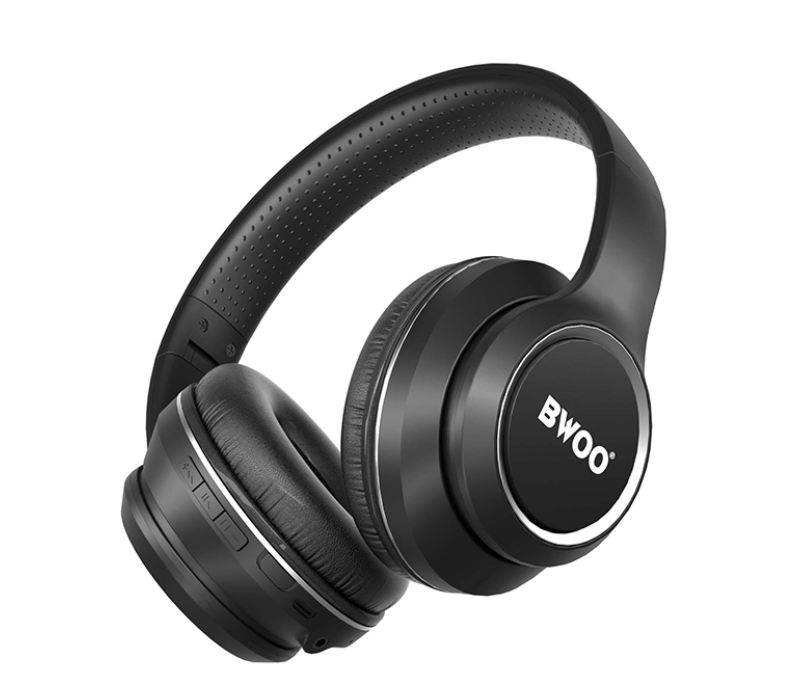 Casque stéréo sans fil Bwoo BW580 - Noir Casque stéréo sans fil Bwoo BW580 - Noir