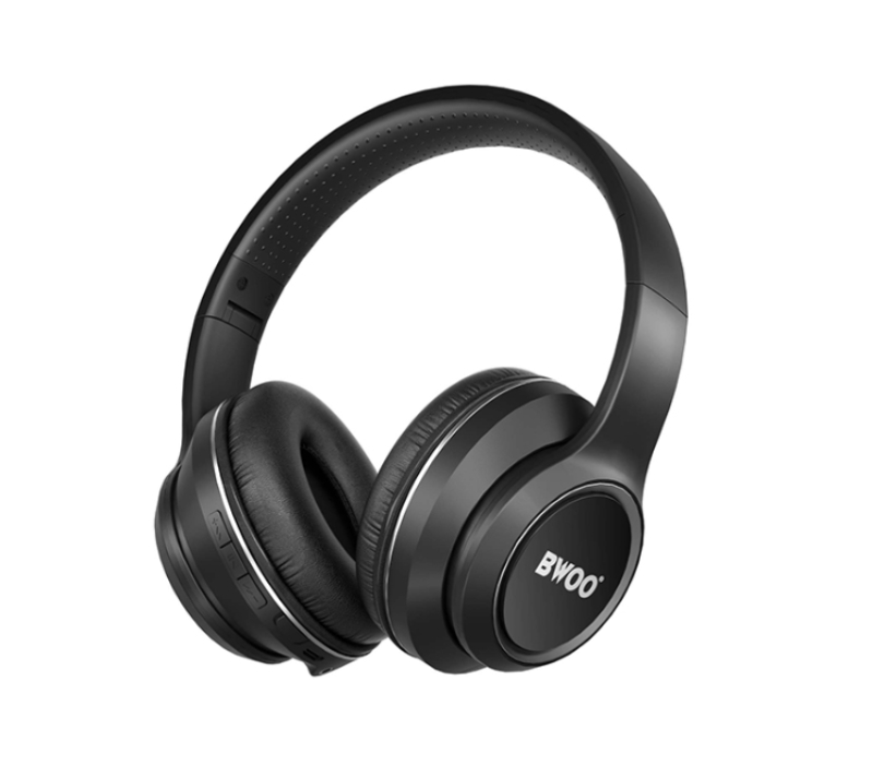 Casque stéréo sans fil Bwoo BW580 - Noir Casque stéréo sans fil Bwoo BW580 - Noir