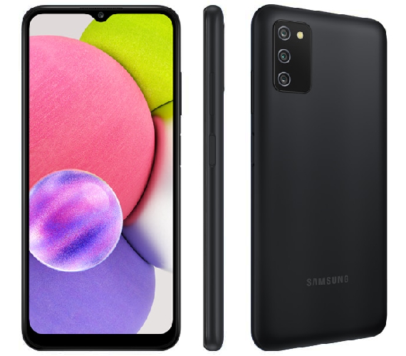 Cellulaire Samsung A03S Noir 32 Go 6.5" Cellulaire Samsung A03S Noir 32 Go 6.5"