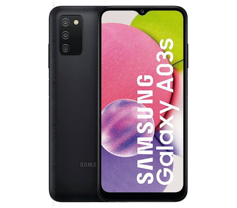 Cellulaire Samsung A03S Noir 32 Go 6.5" Cellulaire Samsung A03S Noir 32 Go 6.5"