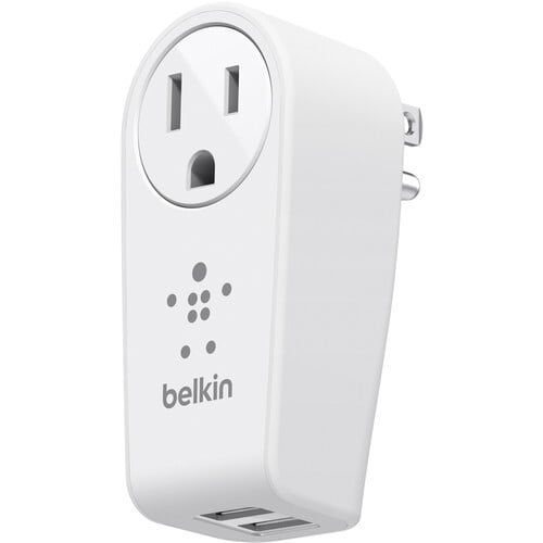 Chargeur Belkin Rotatif à 2 Ports Avec Prise Électrique Boost up
