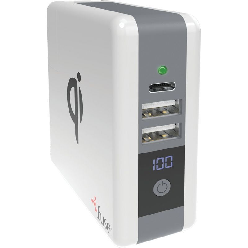 Chargeur USB Sans Fil QI Fuse 3 en 1