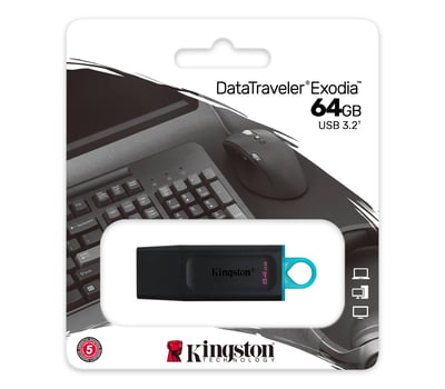Clé USB Kingston Exodia 3.2 64 Go