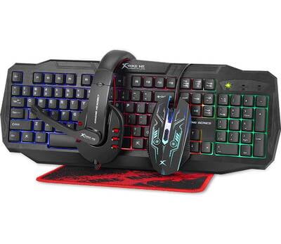 Ensemble Clavier Souris Casque Tapis de Jeu Xtrike-Me (CM-406) Ensemble Clavier Souris Casque Tapis de Jeu Xtrike-Me (CM-406)