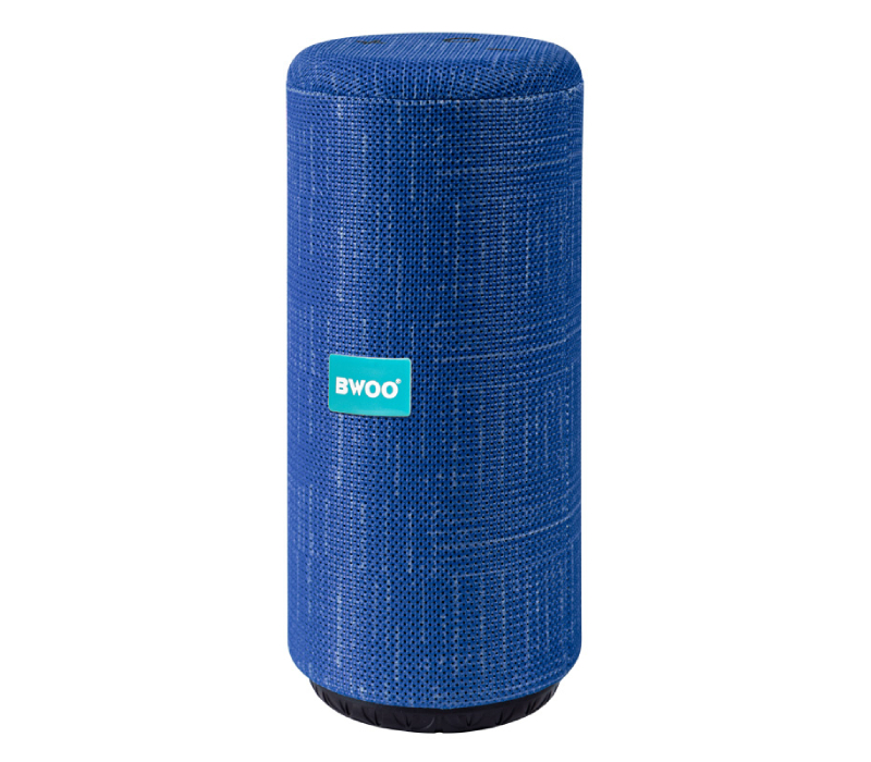 Haut-parleurs Bluetooth sans fil Portable Bwoo BS-52-BU - Bleu