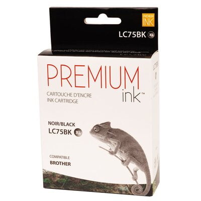Cartouche Jet d’encre Brother LC71/LC75 XL Compatible Black